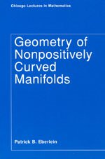 Geometry of Nonpositively Curved Manifolds   1997 9780226181974 Front Cover