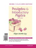 Prealgebra and Introductory Algebra, Books a la Carte Edition  4th 2015 9780321981974 Front Cover
