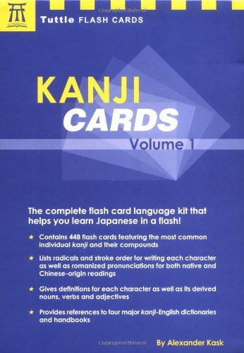 Japanese Kanji Cards Kit Volume 1 Revised Edition 2nd 2004 (Revised) 9780804833974 Front Cover