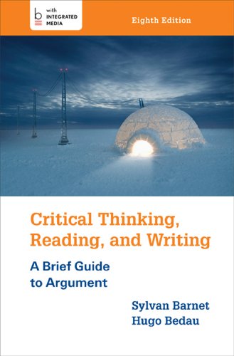 Critical Thinking, Reading, and Writing  8th 2014 9781457649974 Front Cover
