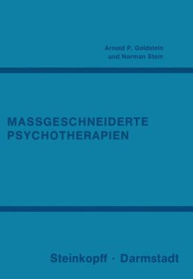 Massgeschneiderte Psychotherapien   1976 9783798504974 Front Cover