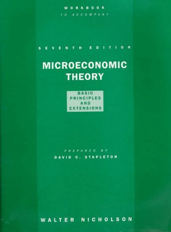 Microeconomic Theory  7th 1998 (Student Manual, Study Guide, etc.) 9780030246975 Front Cover