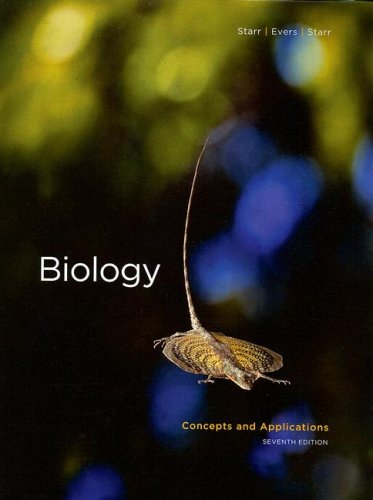Biology Concepts and Applications 7th 2008 9780495119975 Front Cover