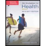 Personal Health Self-Assessment/Health Almanac for Hales' an Invitation to Health, Brief Edition, 6th  6th 2010 9780495560975 Front Cover