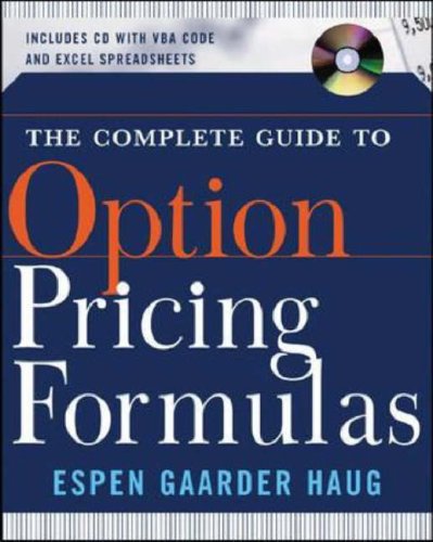Complete Guide to Option Pricing Formulas  2nd 2007 (Revised) 9780071389976 Front Cover
