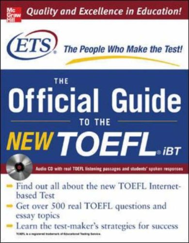 TOEFL IBT: the Official ETS Study Guide   2006 (Student Manual, Study Guide, etc.) 9780071462976 Front Cover