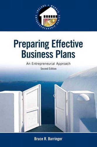 Preparing Effective Business Plans An Entrepreneurial Approach 2nd 2015 9780133506976 Front Cover