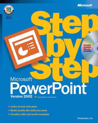 Microsoft PowerPoint Version 2002 Step by Step   2001 (Revised) 9780735612976 Front Cover