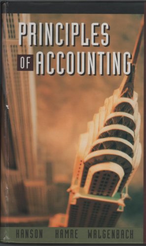 Principles of Accounting  6th 9780030961977 Front Cover