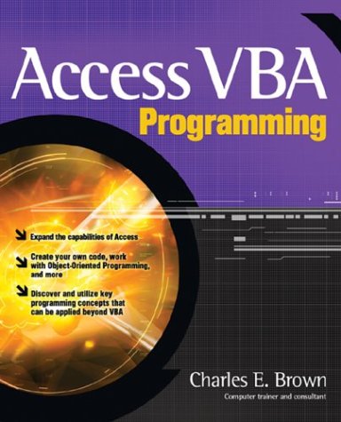 Access VBA Programming   2004 9780072231977 Front Cover