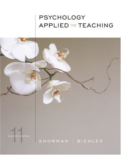 Psychology Applied to Teaching  11th 2006 9780618473977 Front Cover