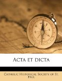 Acta et Dict N/A 9781177238977 Front Cover