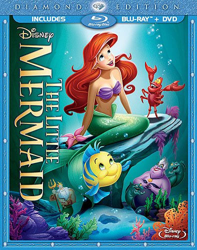 The Little Mermaid: Diamond Edition [Blu-ray+DVD] System.Collections.Generic.List`1[System.String] artwork