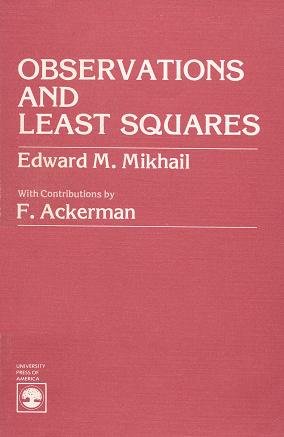 Observations and Least Squares  Reprint  9780819123978 Front Cover