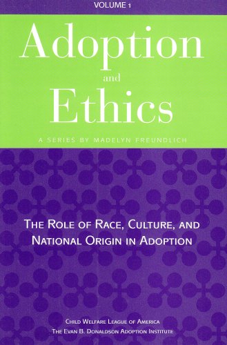 Role of Race, Culture and National Origin in Adoption   2000 9780878687978 Front Cover