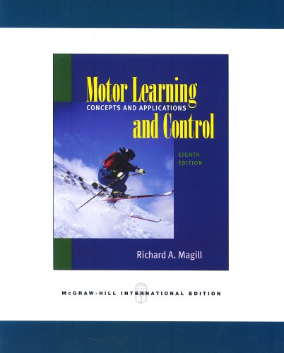 Motor Learning and Control N/A 9780071106979 Front Cover