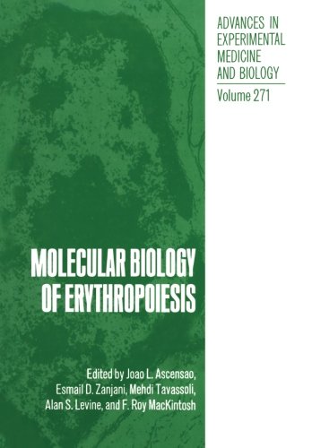 Molecular Biology of Erythropoiesis   1989 9781461278979 Front Cover