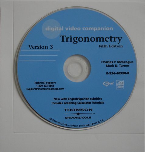 Trigonometry 5th 2004 9780534403980 Front Cover