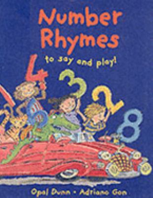 Number Rhymes to Say and Play! N/A 9780711220980 Front Cover
