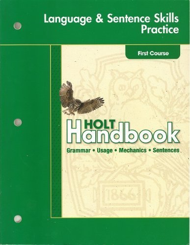 Holt Handbook Language Practice - Grade 7 3rd 9780030652981 Front Cover