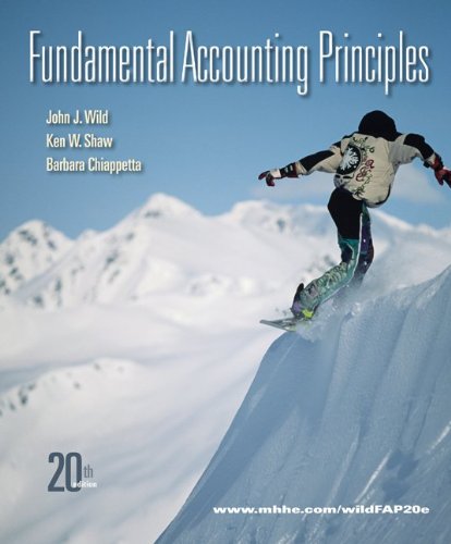Fundamental Accounting Principles  20th 2011 9780077505981 Front Cover