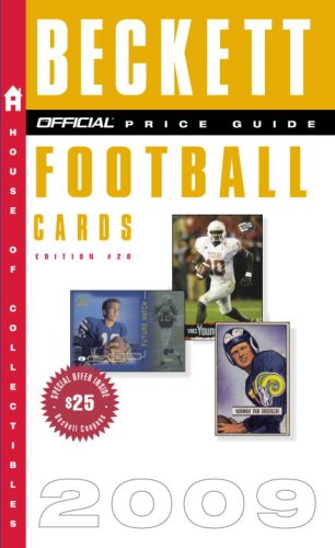 Official Beckett Price Guide to Football Cards 2009  Large Type  9780375722981 Front Cover