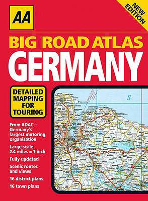 AA Big Road Atlas Germany  2007 9780749550981 Front Cover