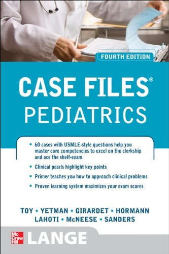 Case Files Pediatrics  4th 2013 9780071766982 Front Cover