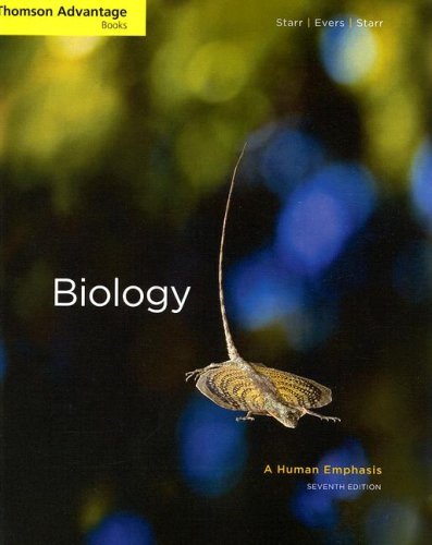 Biology A Human Emphasis 7th 2008 (Revised) 9780495119982 Front Cover
