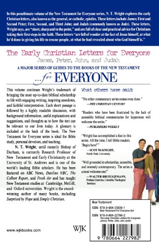 Early Christian Letters for Everyone   2011 9780664227982 Front Cover