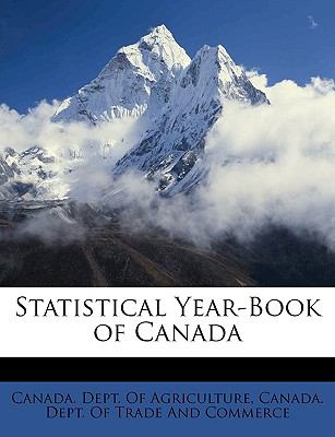Statistical Year-Book of Canad  N/A 9781148001982 Front Cover