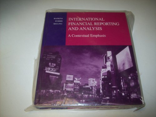 International Financial Accounting and Reporting  N/A 9780256139983 Front Cover