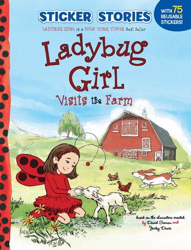 Ladybug Girl Visits the Farm  N/A 9780448455983 Front Cover