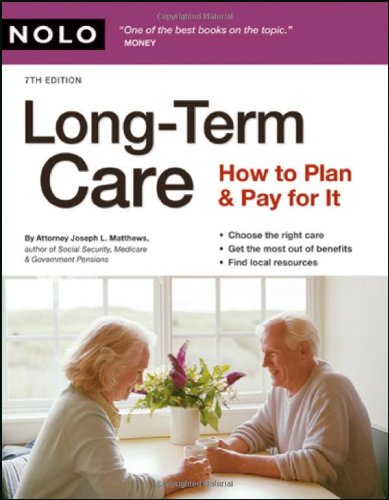 Long-Term Care How to Plan and Pay for It 7th 2008 (Revised) 9781413308983 Front Cover