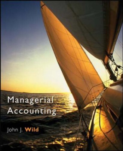 Managerial Accounting 2007 Edition   2007 9780073403984 Front Cover