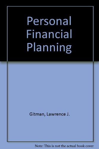 Personal Financial Planning 7th 1996 9780030159985 Front Cover
