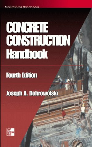 Concrete Construction Handbook  4th 1998 9780070171985 Front Cover