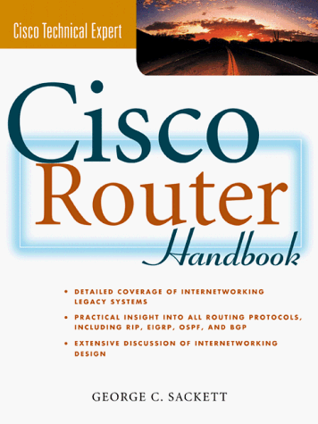 Cisco Router Handbook   1999 (Student Manual, Study Guide, etc.) 9780070580985 Front Cover