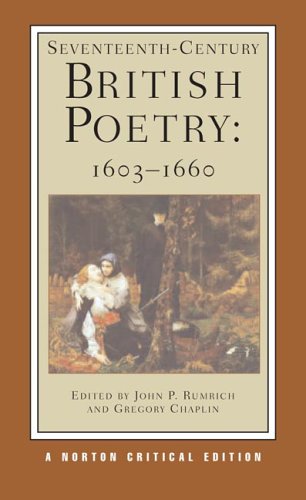 Seventeenth-Century British Poetry, 1603-1660   2006 9780393979985 Front Cover