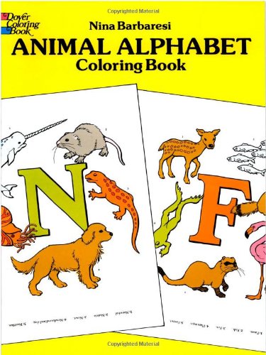 Animal Alphabet Coloring Book  N/A 9780486266985 Front Cover