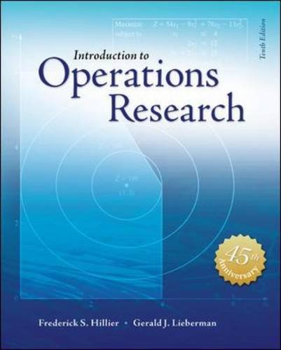 Introduction to Operations Research with Student Access Card  10th 2015 9781259162985 Front Cover