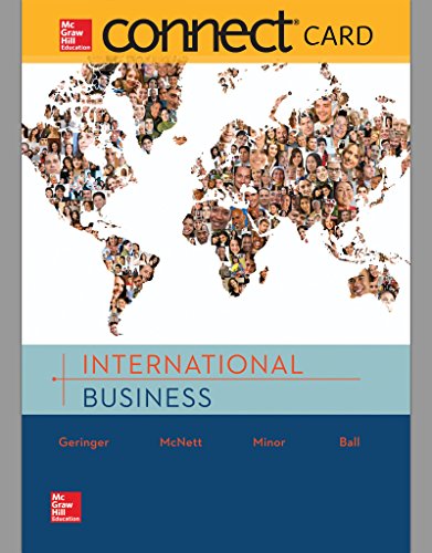 Connect 1-Semester Access Card for International Business   2016 9781259315985 Front Cover