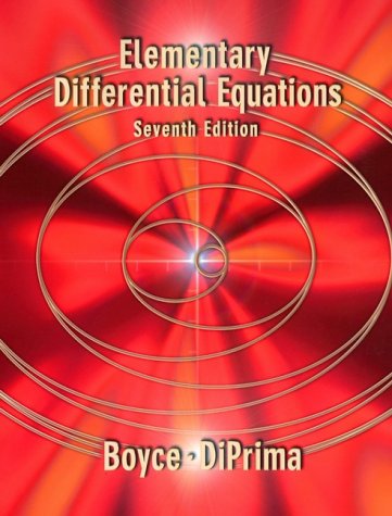Elementary Differential Equations  7th 2001 (Revised) 9780471319986 Front Cover