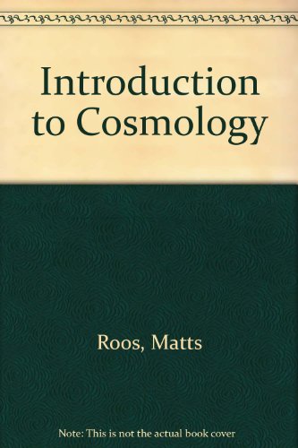 Introduction to Cosmology   1994 9780471942986 Front Cover