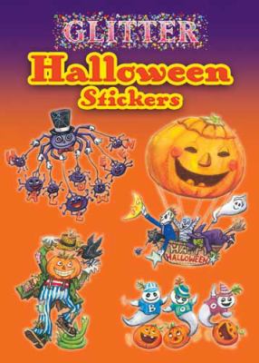 Glitter Halloween Stickers  N/A 9780486467986 Front Cover