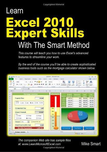 Learn Excel 2010 Expert Skills with the Smart Method   2011 9780955459986 Front Cover