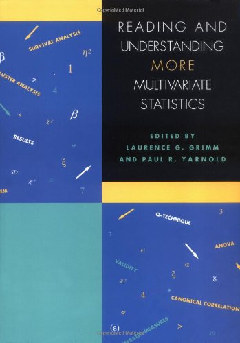 Reading and Understanding More Multivariate Statistics   2000 9781557986986 Front Cover