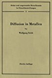 Diffusion in Metallen  2nd 1955 9783642532986 Front Cover