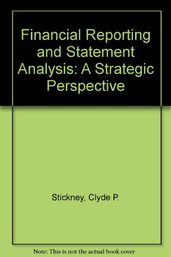 Financial Statement Analysis 3rd 1996 9780030116988 Front Cover