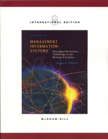 Management Information Systems Managing Information Technology in the E-Business Enterprise 6th 2004 9780071214988 Front Cover
